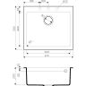 Мойка OMOIKIRI BOSEN 57-BE Tetogranit/ваниль 4993146